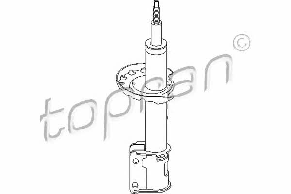 Topran 206 548 Front right gas oil shock absorber 206548