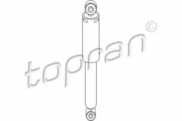Topran 206 551 Rear oil and gas suspension shock absorber 206551