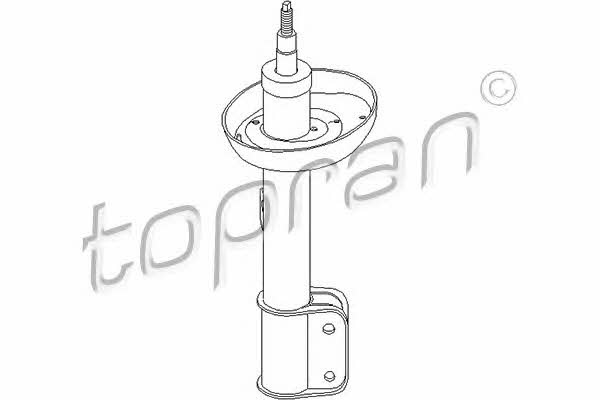 Topran 206 691 Front Left Gas Oil Suspension Shock Absorber 206691