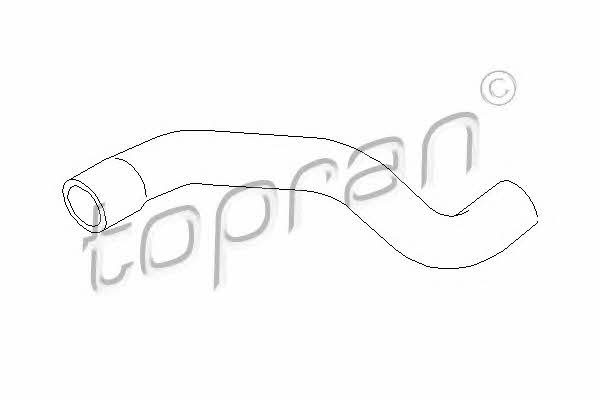Coolant hose Topran 206 698
