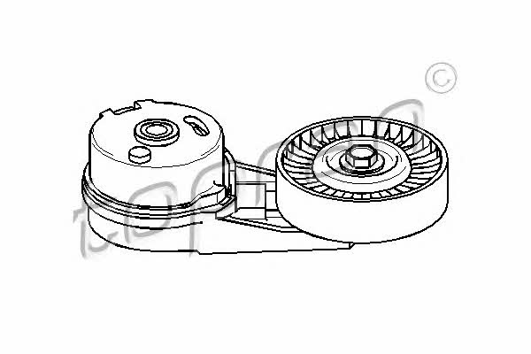 Topran 206 712 V-ribbed belt tensioner (drive) roller 206712