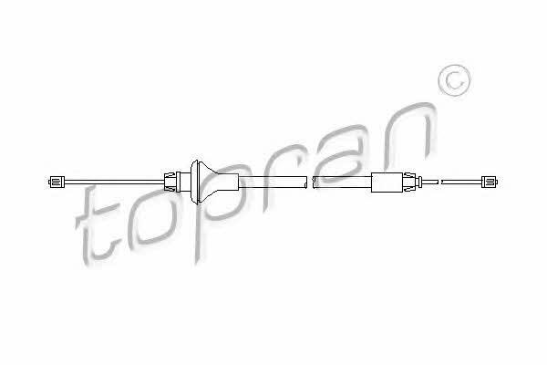 Topran 207 370 Cable Pull, parking brake 207370