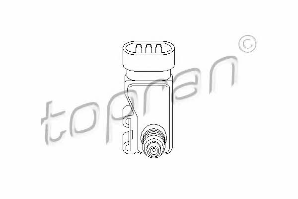 Topran 207 423 Sensor, intake manifold pressure 207423