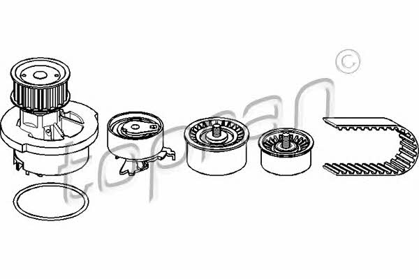  207 898 TIMING BELT KIT WITH WATER PUMP 207898