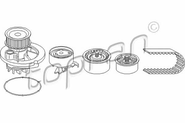  207 902 TIMING BELT KIT WITH WATER PUMP 207902