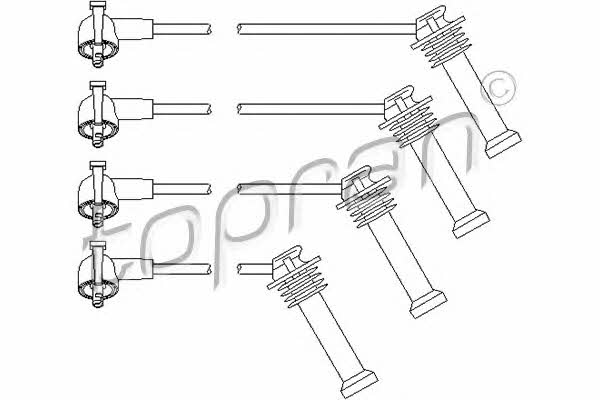 Topran 300 703 Ignition cable kit 300703