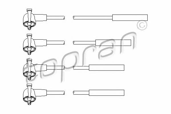 Topran 300 706 Ignition cable kit 300706