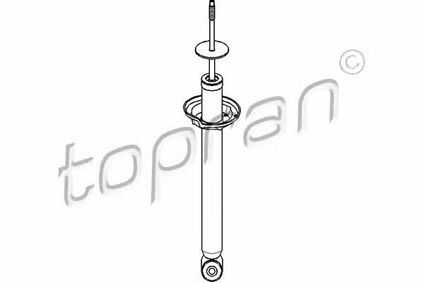 Topran 301 043 Rear oil and gas suspension shock absorber 301043