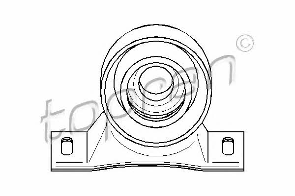 Topran 500 037 Driveshaft outboard bearing 500037