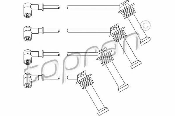 Topran 302 041 Ignition cable kit 302041