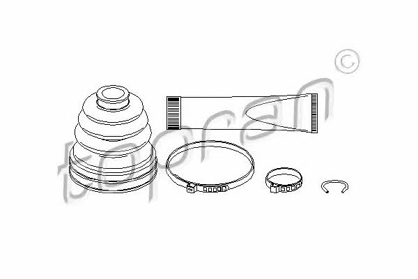 Topran 302 208 Bellow set, drive shaft 302208