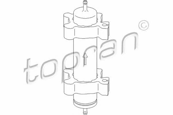 Topran 500 741 Fuel filter 500741