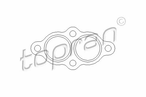 500849 Topran Exhaust pipe gasket