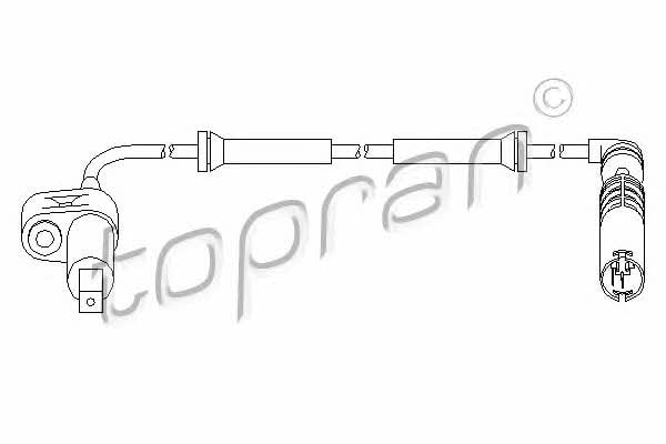 Topran 500 979 Sensor, wheel speed 500979