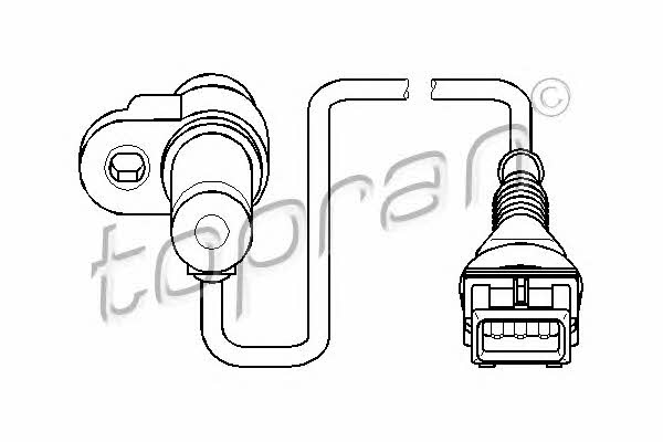 Topran 500 988 Camshaft position sensor 500988