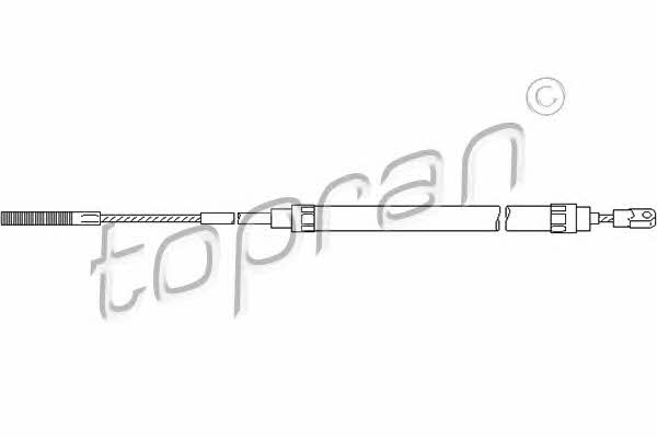 Topran 501 095 Cable Pull, parking brake 501095