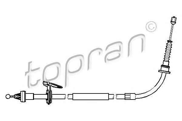Topran 501 101 Parking brake cable, right 501101