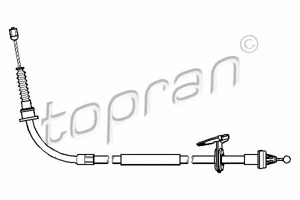 Topran 501 102 Parking brake cable left 501102