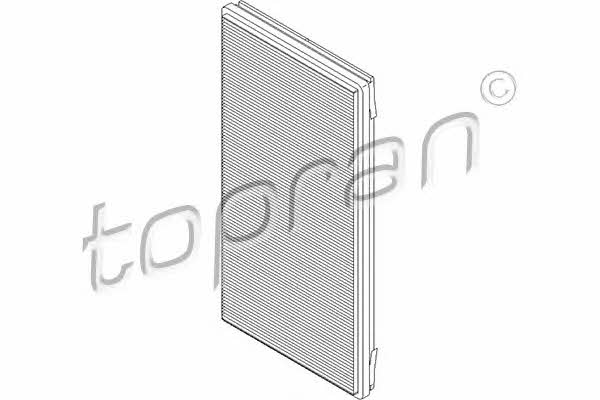 Topran 501 187 Filter, interior air 501187