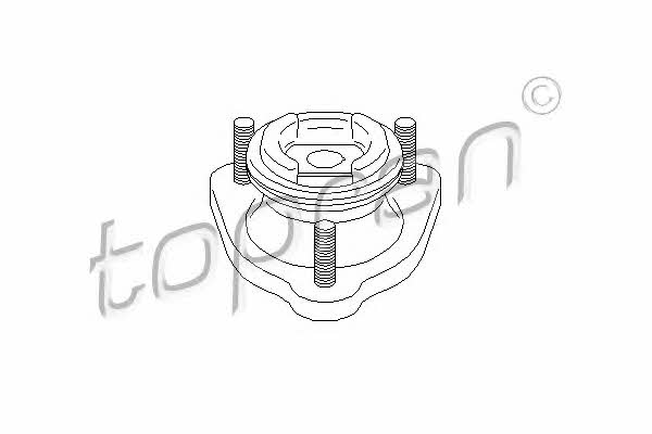 Topran 501 300 Rear shock absorber support 501300