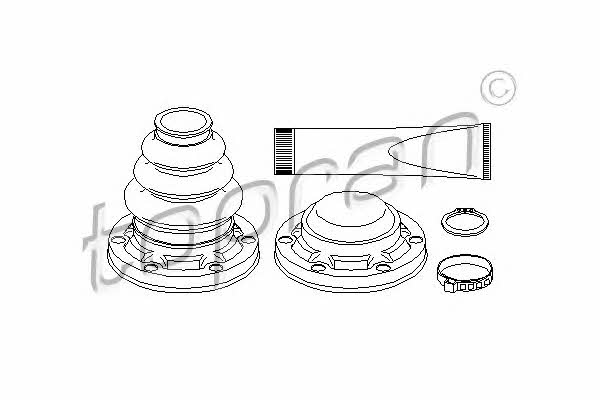 Topran 501 317 Bellow set, drive shaft 501317