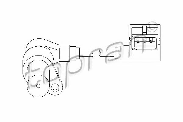 Topran 501 533 Crankshaft position sensor 501533