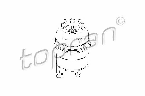 Topran 501 541 Expansion Tank, power steering hydraulic oil 501541