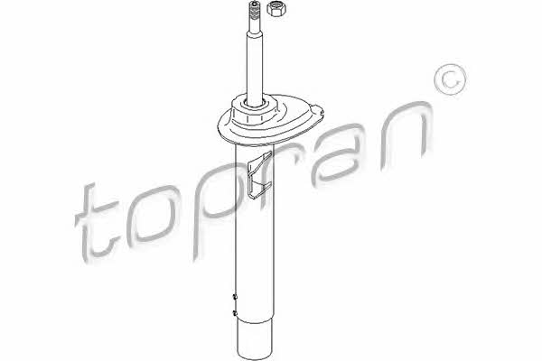 Topran 501 627 Front right gas oil shock absorber 501627