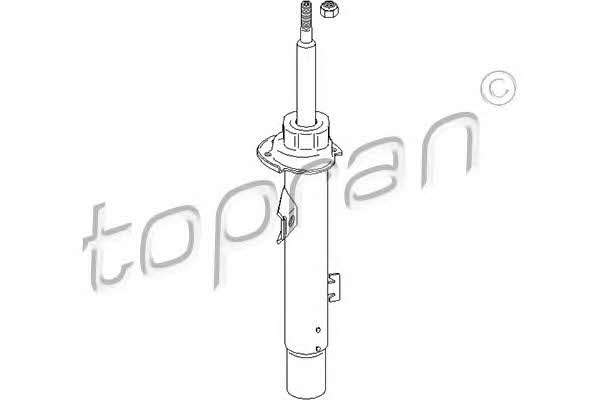 Topran 501 628 Front Left Gas Oil Suspension Shock Absorber 501628