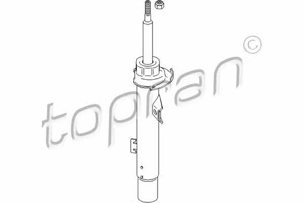 Topran 501 629 Front right gas oil shock absorber 501629