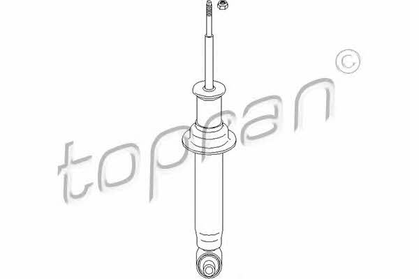 Topran 501 635 Rear oil and gas suspension shock absorber 501635