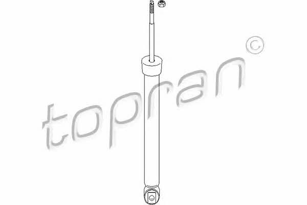 Topran 501 639 Rear oil and gas suspension shock absorber 501639