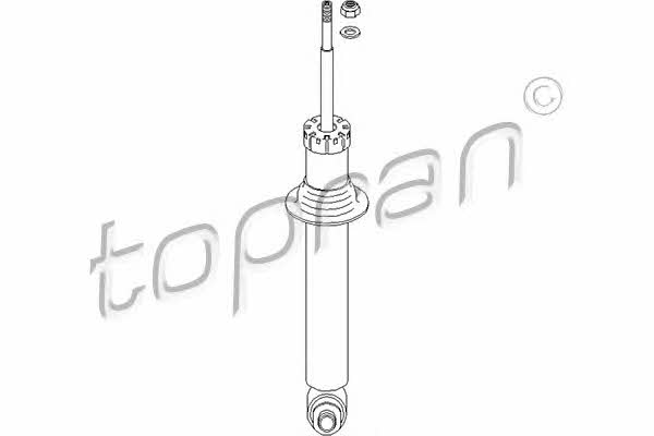 Topran 501 641 Rear oil and gas suspension shock absorber 501641