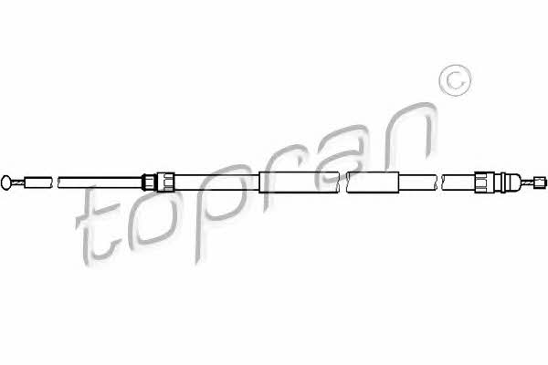 Topran 501 721 Cable Pull, parking brake 501721
