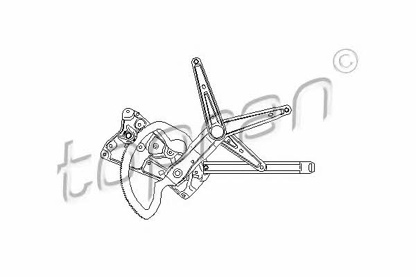 Topran 501 823 Window Regulator 501823 501823 Topran Window Regulator