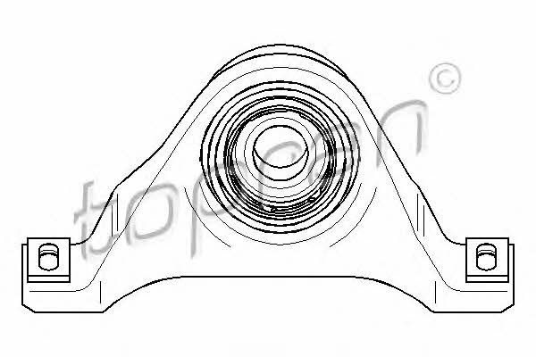Driveshaft outboard bearing Topran 400 082