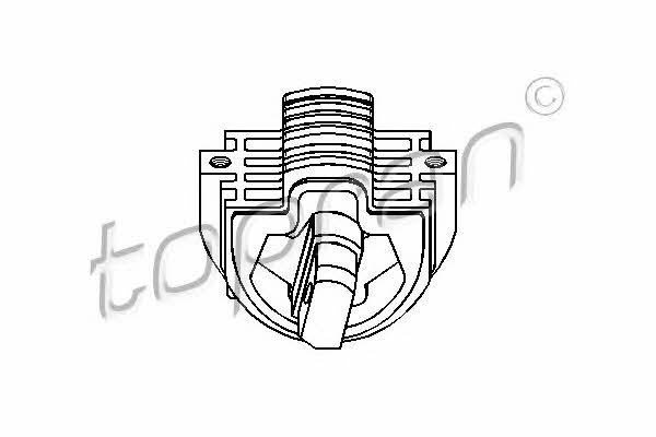 Gearbox mount Mercedes C-Class: 400486 Topran Gearbox mount rear