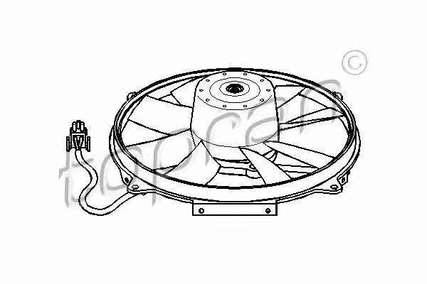 Topran 400 794 Hub, engine cooling fan wheel 400794