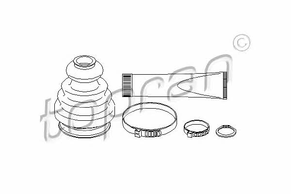 Topran 401 245 Bellow, driveshaft 401245 401245 Topran Bellow, driveshaft
