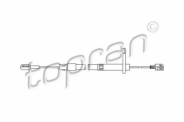 Topran 401 278 Parking brake cable, right 401278