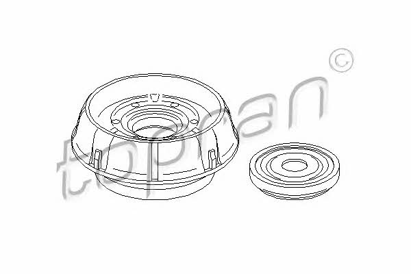 Topran 700 354 Strut bearing with bearing kit 700354