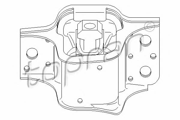 Topran Engine mount right – price 126 PLN