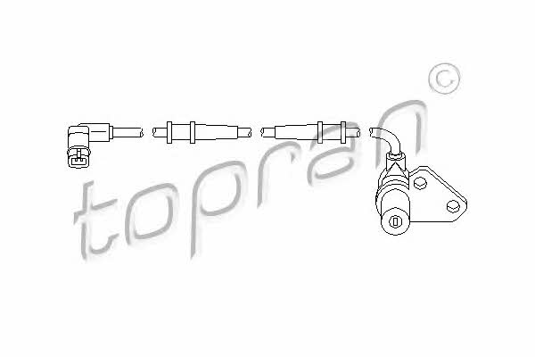 Topran 401 412 Sensor, wheel speed 401412