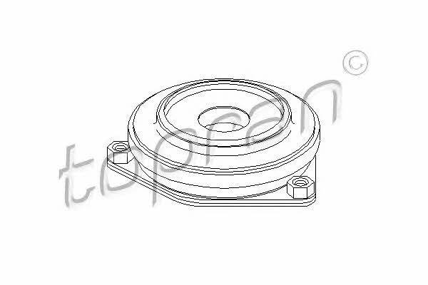 Topran 401 664 Strut bearing with bearing kit 401664