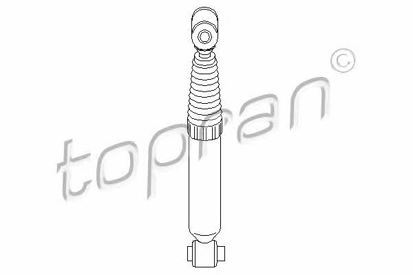 Topran 720 839 Rear oil shock absorber 720839