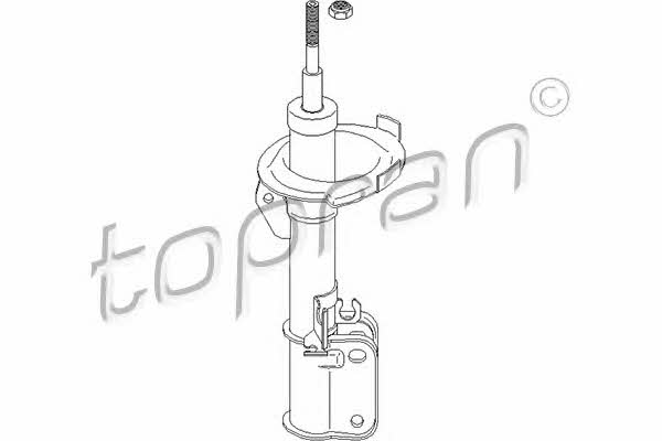 Topran 401 989 Front oil and gas suspension shock absorber 401989