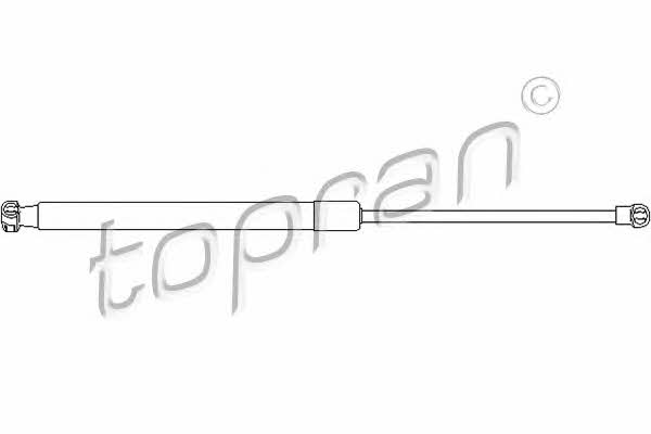 Topran 407 812 Tailgate strut 407812 407812 Topran Tailgate strut