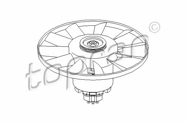 Topran 107 715 Hub, engine cooling fan wheel 107715
