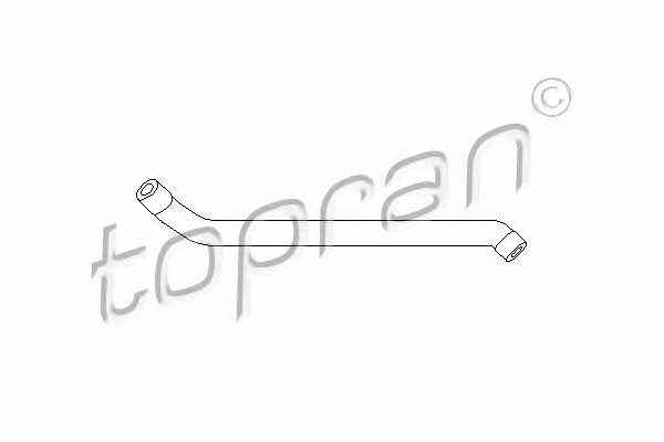 Topran 407 866 Hose, cylinder head cover breather 407866