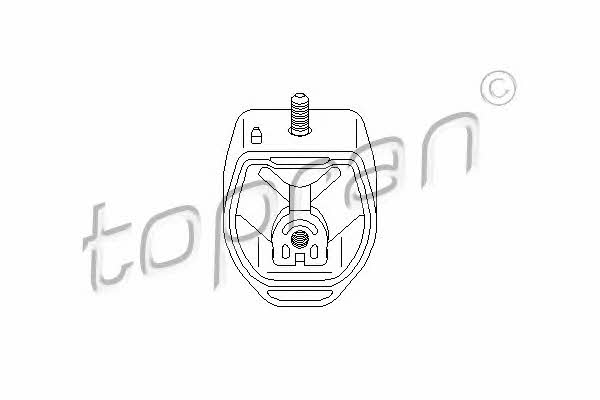 Topran 107 989 Gearbox mount left 107989
